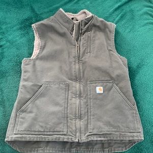 Carhartt Sherpa Lined Canvas Vest